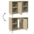 Mueble de baño madera de ingeniería roble Sonoma 80x33x60