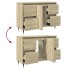 Mueble de baño madera de ingeniería roble Sonoma 80x33x60