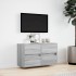 Mueble de TV de pared con luces LED gris Sonoma 80x31x45