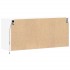 Mueble de TV de pared con luces LED blanco 100x31x45