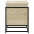 Caja de almacenaje con tapa madera roble Sonoma 100x40x51,5