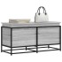 Caja de almacenaje con tapa madera gris Sonoma 100x40x51,5