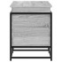 Caja de almacenaje con tapa madera gris Sonoma 100x40x51,5