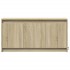 Mueble de TV LED madera de ingeniería roble Sonoma 100x34x50