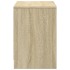 Mueble de TV LED madera de ingeniería roble Sonoma 100x34x50