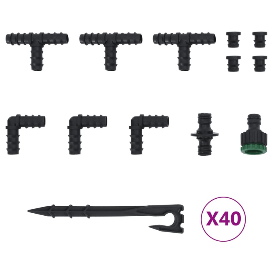 Manguera porosa para jardín caucho negro 16 mm 100