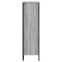 Estantería madera de ingeniería gris Sonoma 80x31x106