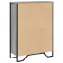 Estantería madera de ingeniería gris Sonoma 80x31x106