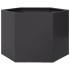 Jardinera hexagonal acero negra 69x60x45