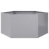 Jardinera hexagonal acero galvanizado 104x90x45