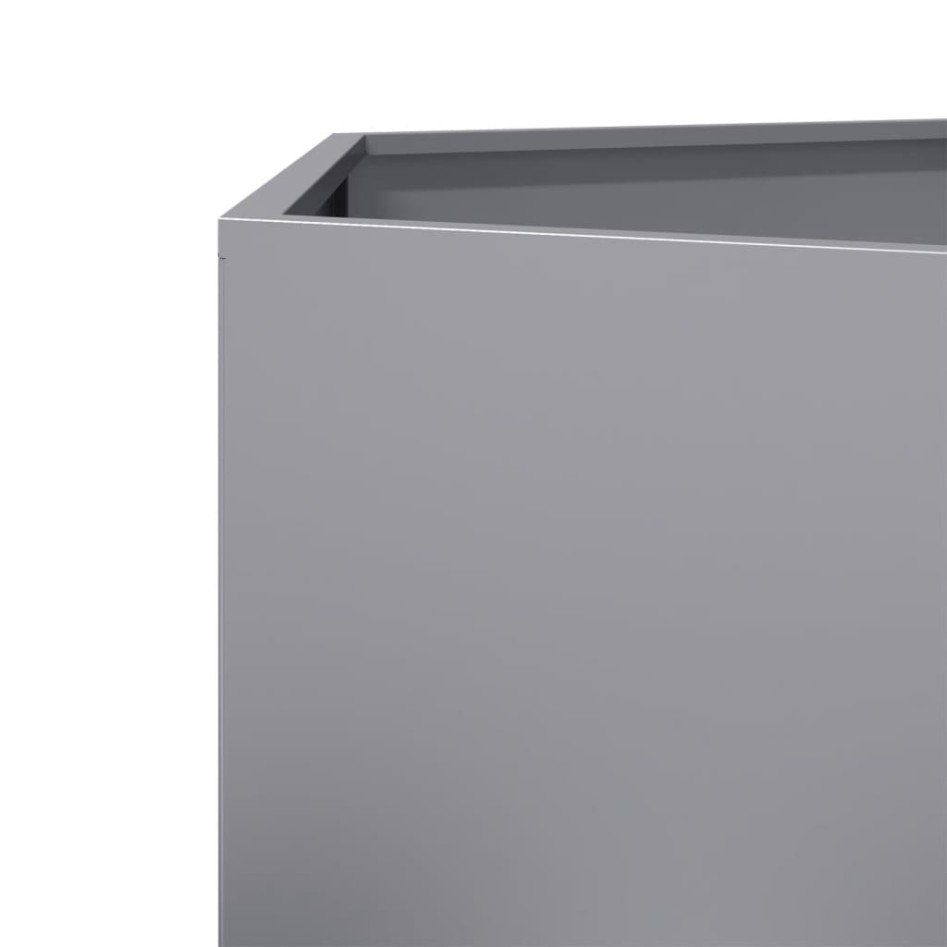 Jardinera hexagonal acero galvanizado 138x120x45