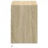 Mueble de TV de pared con luces LED roble Sonoma 80x31x45