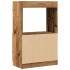 Aparadorde madera de ingeniería madera envejecida 63x33x100