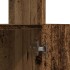 Aparadorde madera de ingeniería madera envejecida 63x33x100