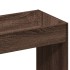 Aparador de madera de ingeniería marrón roble 63x33x140