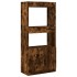 Aparador de madera de ingeniería roble ahumado 63x33x140