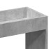 Aparador de madera de ingeniería gris hormigón 92x33x100