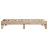 Estructura de cama sin colchón madera maciza pino 75x190