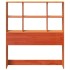 Cabecero de cama almacenaje madera maciza pino marrón 75