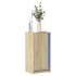 Aparador con LED madera ingeniería roble Sonoma 42,5x34x85