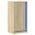 Aparador con LED madera ingeniería roble Sonoma 42,5x34x85