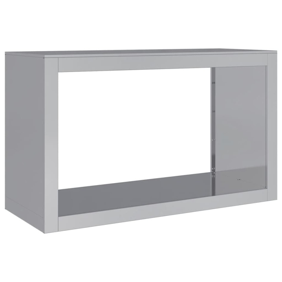 Leñero acero galvanizado 100x40x60