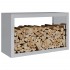 Leñero acero galvanizado 100x40x60