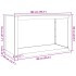 Leñero acero galvanizado 100x40x60