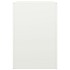 Leñero de acero blanco 60x40x60