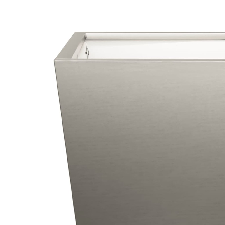 Jardineras 2 unidades acero oxidado 40x40x40