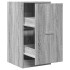 Armario botiquín madera ingeniería gris Sonoma 40x41x77,5
