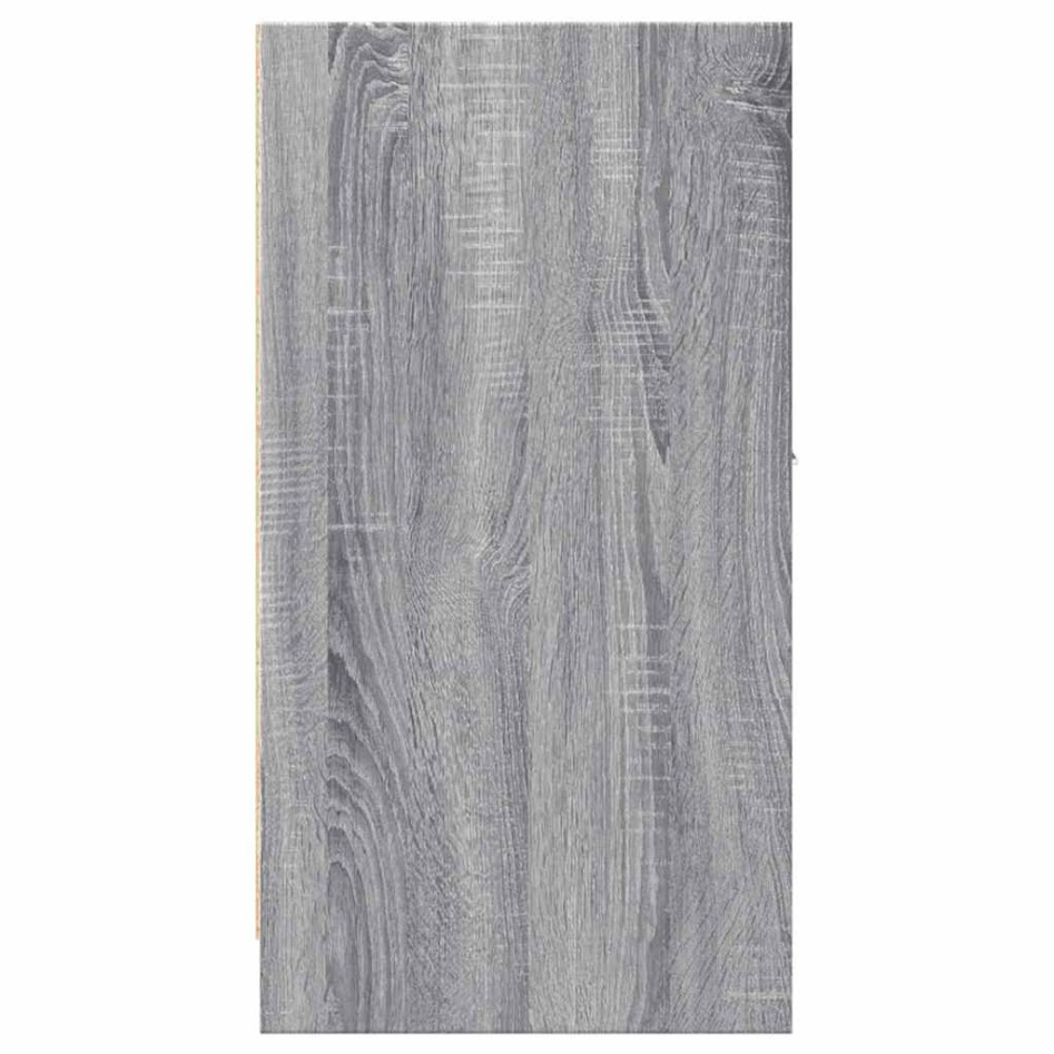 Armario botiquín madera ingeniería gris Sonoma 40x41x77,5