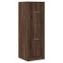 Armario botiquín madera ingeniería marrón roble 40x41x118