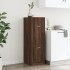 Armario botiquín madera ingeniería marrón roble 40x41x118