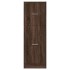 Armario botiquín madera ingeniería marrón roble 40x41x118