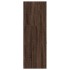 Armario botiquín madera ingeniería marrón roble 40x41x118