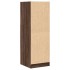 Armario botiquín madera ingeniería marrón roble 40x41x118