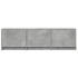 Mueble de TV LED madera ingeniería gris hormigón 140x34x40