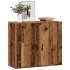 Aparador madera de ingeniería madera envejecida 80x33x70
