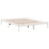 Cama extralarga sin colchón madera maciza pino blanca 80x210