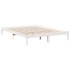 Cama extralarga sin colchón madera maciza pino blanca 80x210