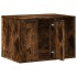Mueble arenero para gatos madera roble ahumado 60x40x40