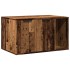 Mueble arenero de gatos madera ingeniería envejecida