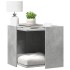 Mueble arenero de gatos madera gris hormigón 53x53x51