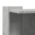 Mueble arenero de gatos madera gris hormigón 53x53x51