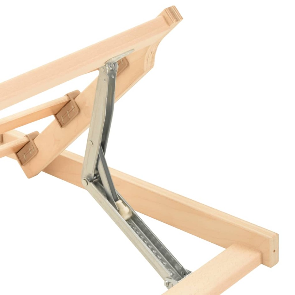 Somier de láminas sin colchón con cabecera ajustable 80x200