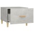 Mesa de centro 2 uds madera ingeniería gris hormigón