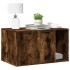 Mueble arenero para gatos madera roble ahumado 80x50x45