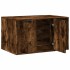 Mueble arenero para gatos madera roble ahumado 80x50x45