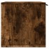 Mueble arenero para gatos madera roble ahumado 80x50x45